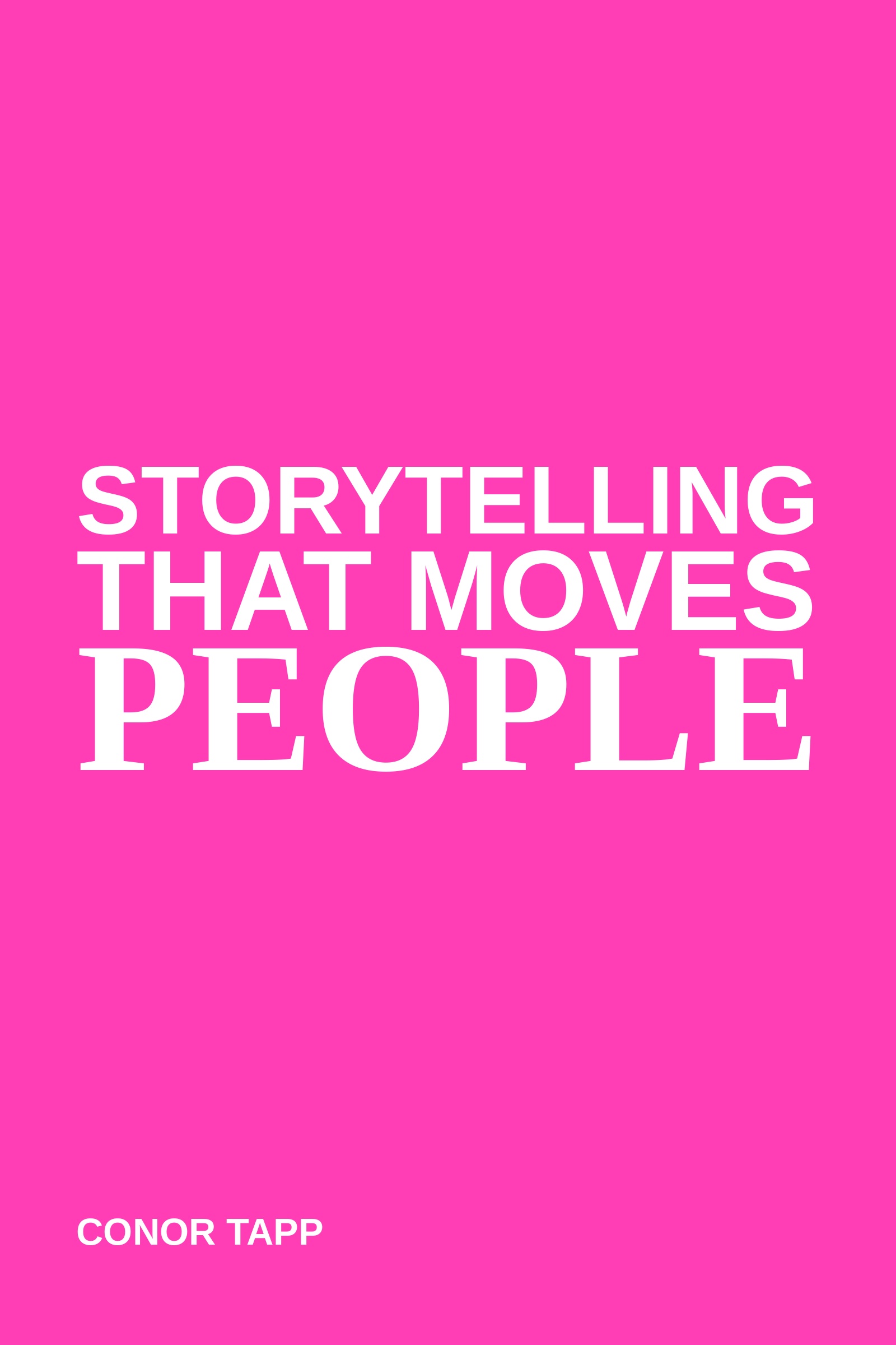 Storytelling That Moves People book cover
